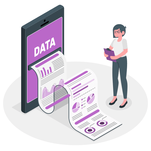 Illustration of learning data and class insights